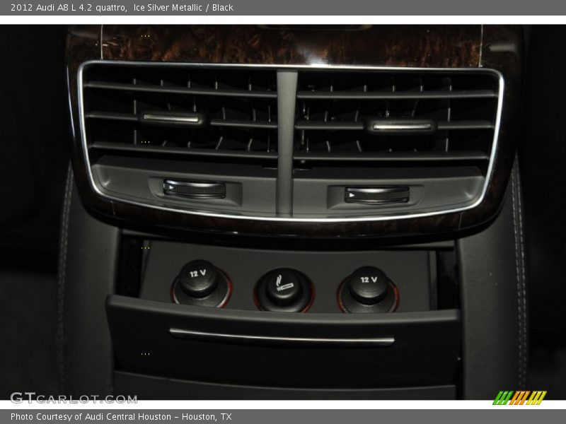 Ice Silver Metallic / Black 2012 Audi A8 L 4.2 quattro