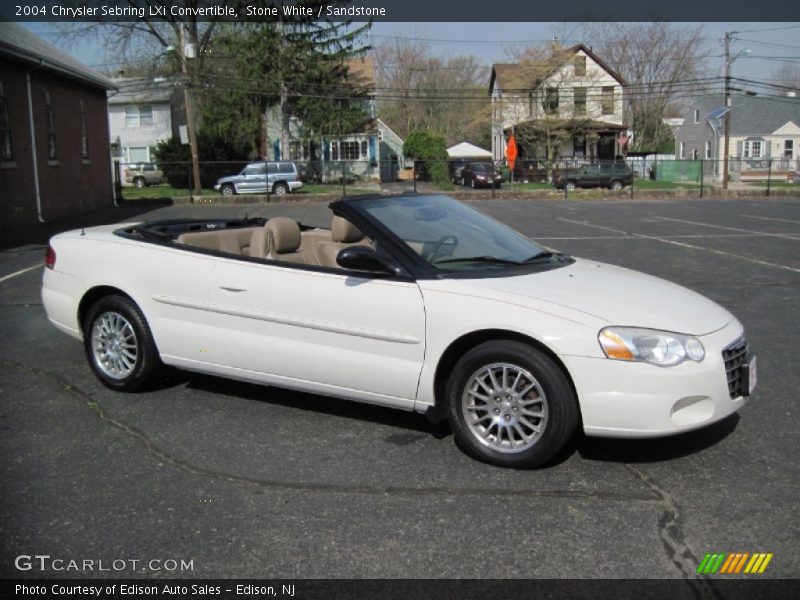 Stone White / Sandstone 2004 Chrysler Sebring LXi Convertible
