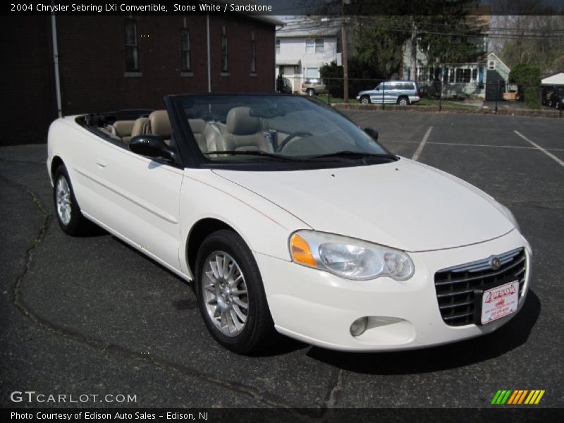 Stone White / Sandstone 2004 Chrysler Sebring LXi Convertible