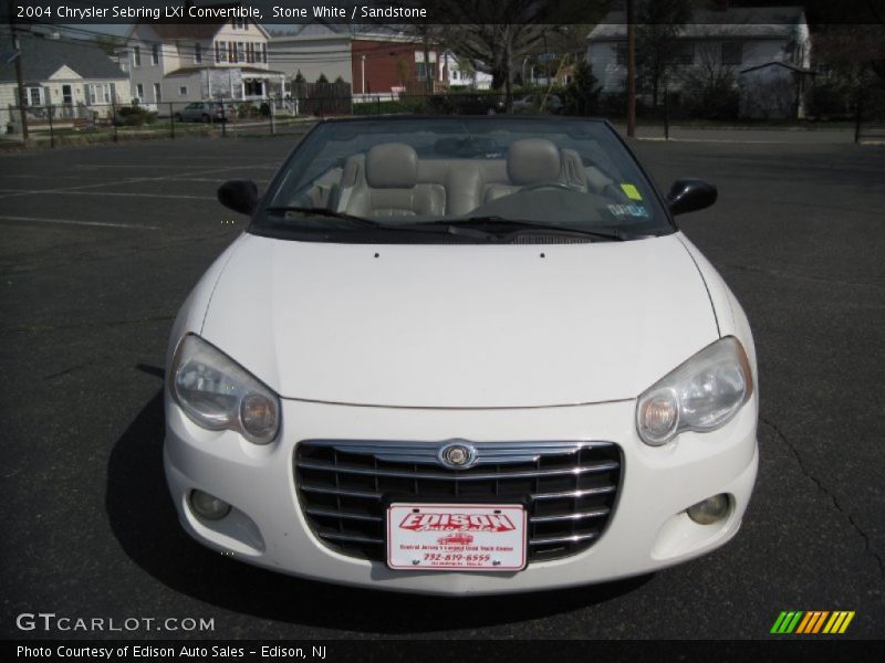 Stone White / Sandstone 2004 Chrysler Sebring LXi Convertible