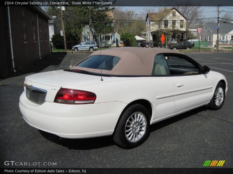 Stone White / Sandstone 2004 Chrysler Sebring LXi Convertible
