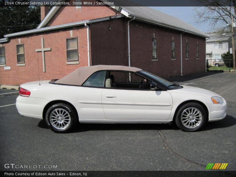 Stone White / Sandstone 2004 Chrysler Sebring LXi Convertible