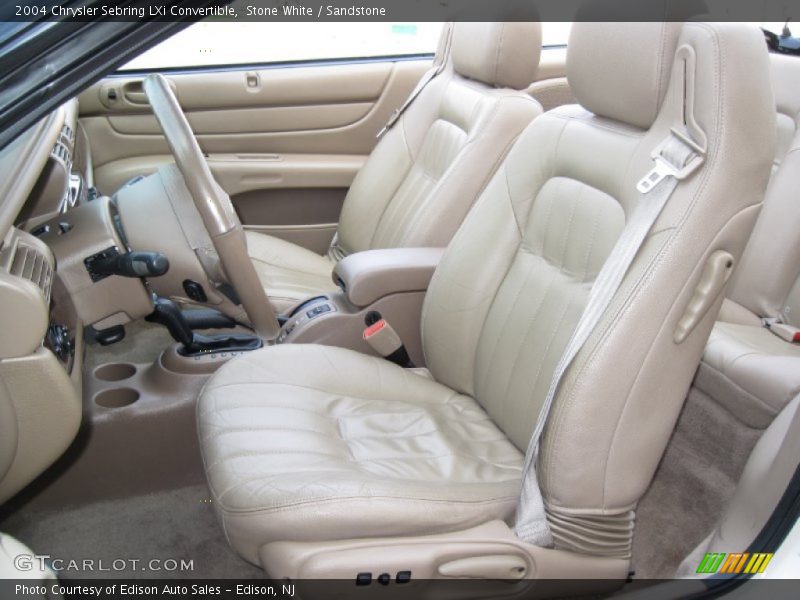 Stone White / Sandstone 2004 Chrysler Sebring LXi Convertible