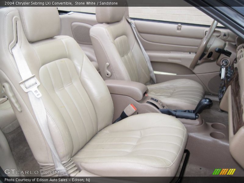 Stone White / Sandstone 2004 Chrysler Sebring LXi Convertible