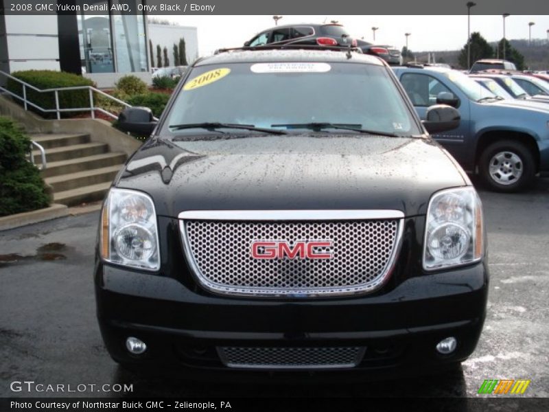 Onyx Black / Ebony 2008 GMC Yukon Denali AWD