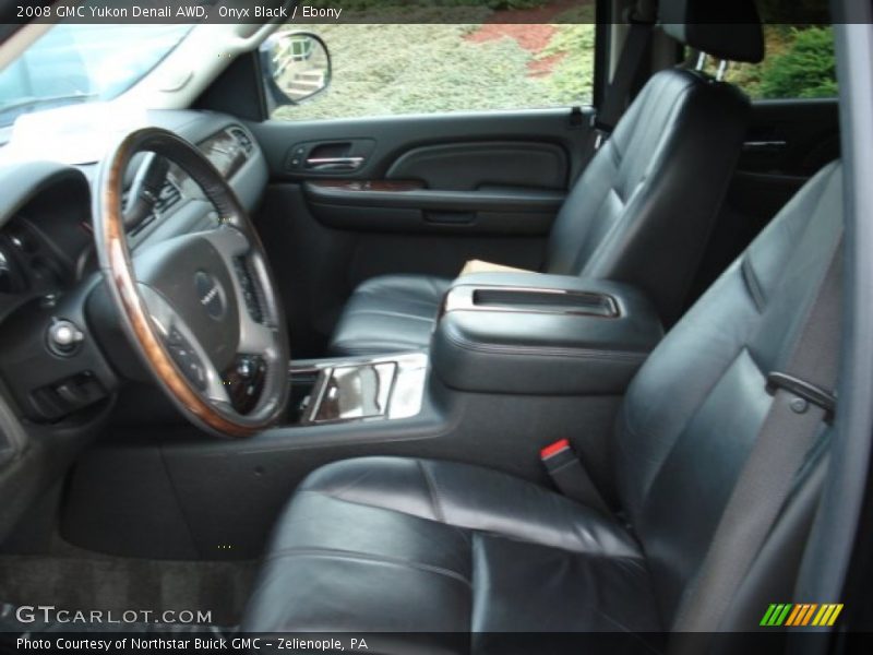 Onyx Black / Ebony 2008 GMC Yukon Denali AWD