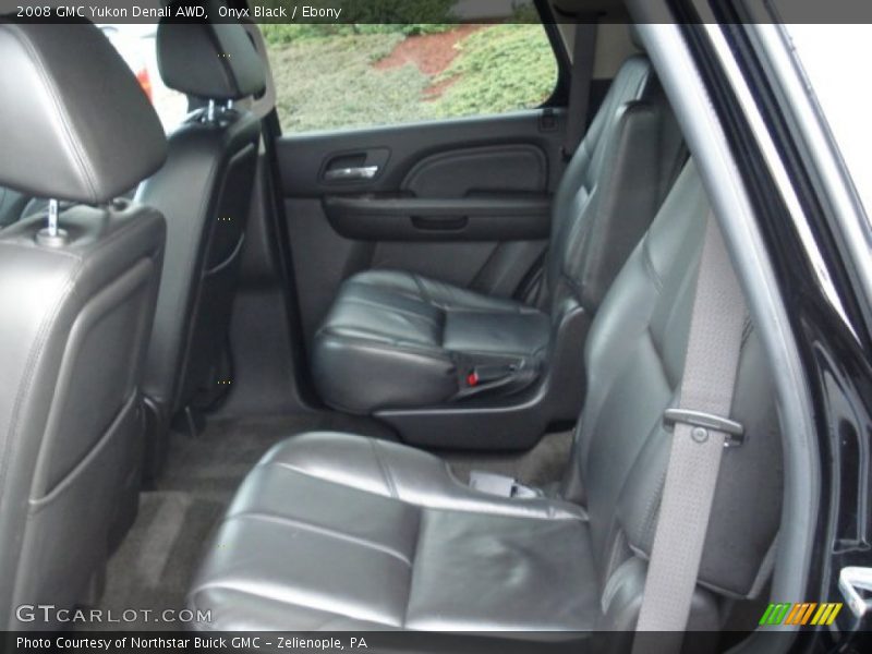Onyx Black / Ebony 2008 GMC Yukon Denali AWD
