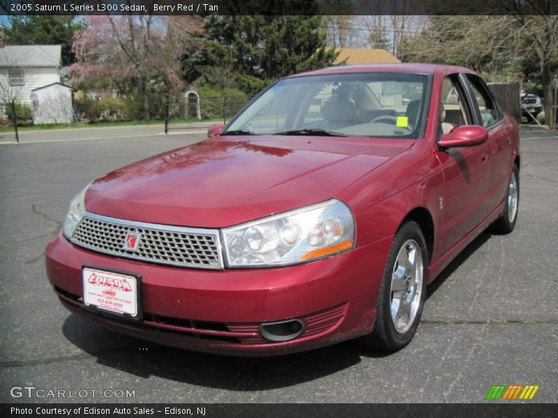 Berry Red / Tan 2005 Saturn L Series L300 Sedan