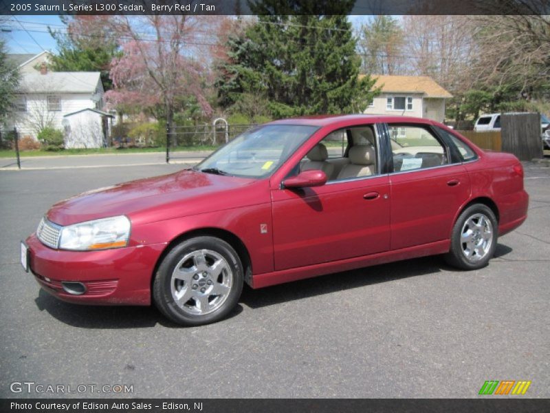 Berry Red / Tan 2005 Saturn L Series L300 Sedan
