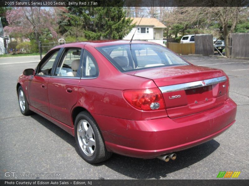 Berry Red / Tan 2005 Saturn L Series L300 Sedan
