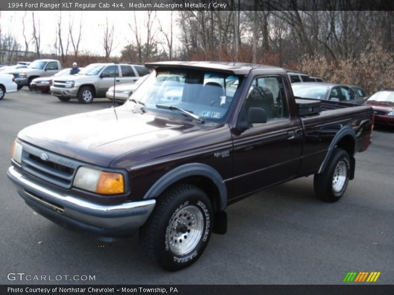 Medium Aubergine Metallic / Grey 1994 Ford Ranger XLT Regular Cab 4x4