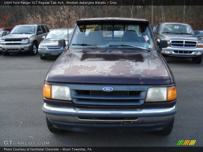 Medium Aubergine Metallic / Grey 1994 Ford Ranger XLT Regular Cab 4x4