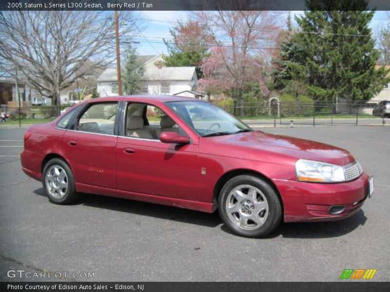 Berry Red / Tan 2005 Saturn L Series L300 Sedan
