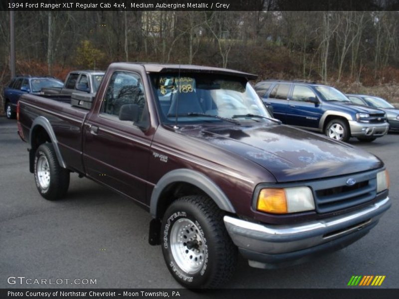 Medium Aubergine Metallic / Grey 1994 Ford Ranger XLT Regular Cab 4x4
