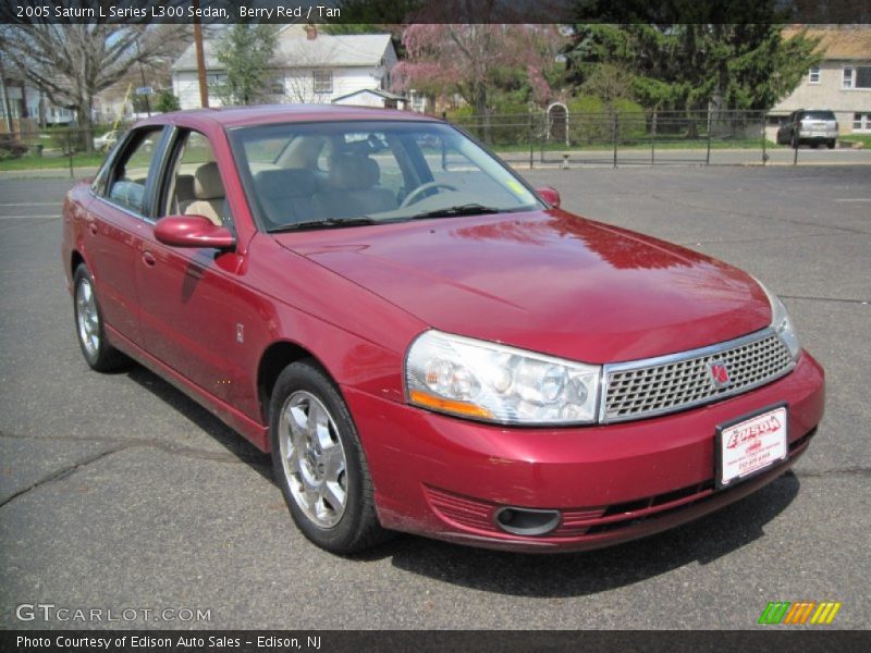 Berry Red / Tan 2005 Saturn L Series L300 Sedan