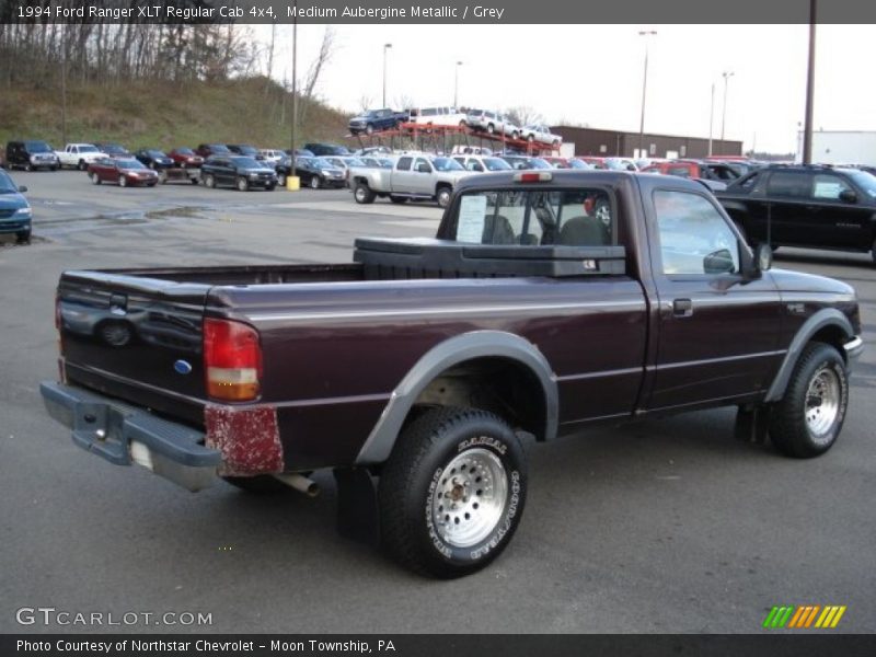 Medium Aubergine Metallic / Grey 1994 Ford Ranger XLT Regular Cab 4x4