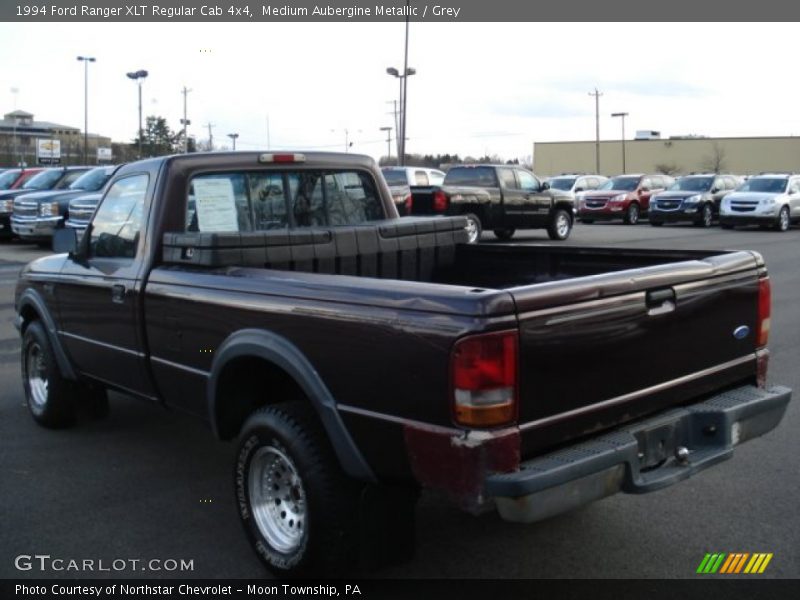Medium Aubergine Metallic / Grey 1994 Ford Ranger XLT Regular Cab 4x4