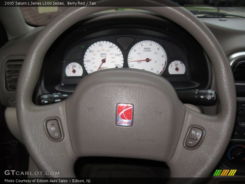 Berry Red / Tan 2005 Saturn L Series L300 Sedan