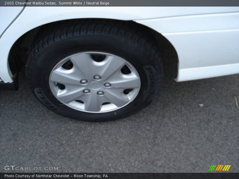 Summit White / Neutral Beige 2003 Chevrolet Malibu Sedan