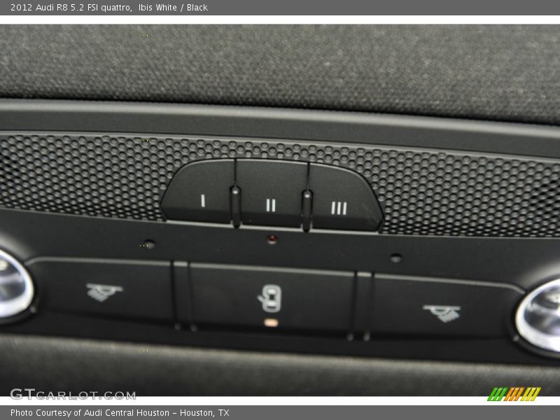 Controls of 2012 R8 5.2 FSI quattro