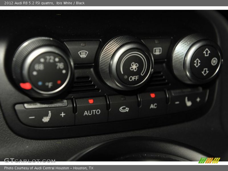 Climate Controls - 2012 Audi R8 5.2 FSI quattro