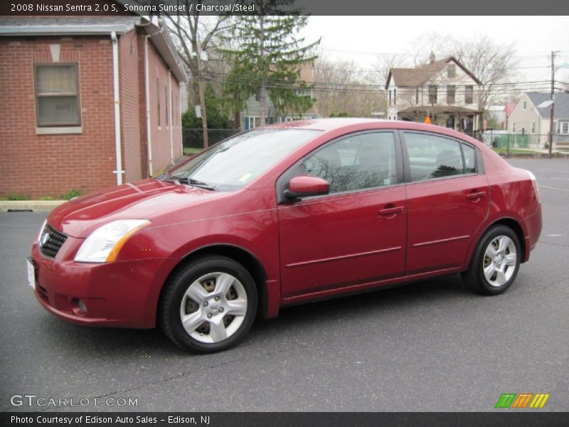 Sonoma Sunset / Charcoal/Steel 2008 Nissan Sentra 2.0 S