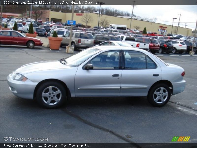 Ultra Silver Metallic / Graphite 2004 Chevrolet Cavalier LS Sedan