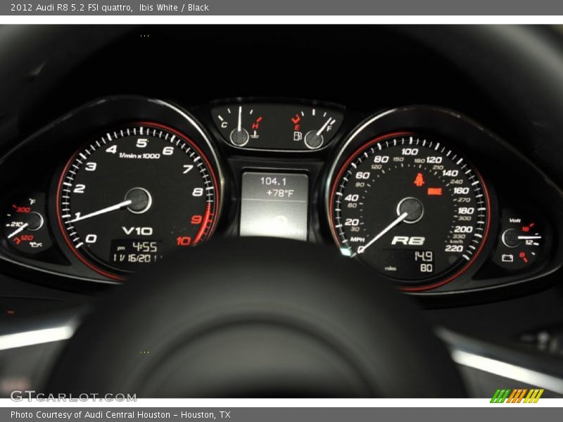  2012 R8 5.2 FSI quattro 5.2 FSI quattro Gauges