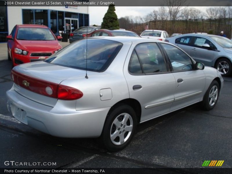 Ultra Silver Metallic / Graphite 2004 Chevrolet Cavalier LS Sedan