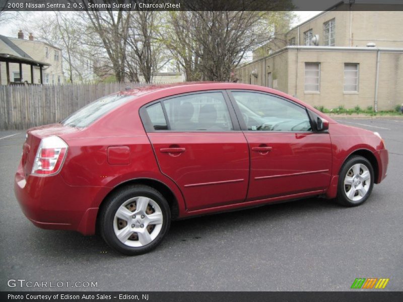 Sonoma Sunset / Charcoal/Steel 2008 Nissan Sentra 2.0 S
