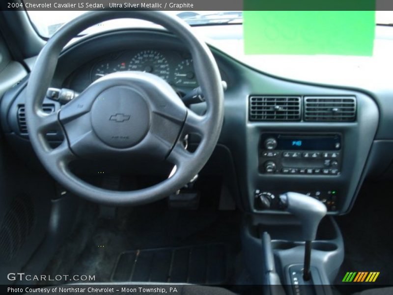 Ultra Silver Metallic / Graphite 2004 Chevrolet Cavalier LS Sedan