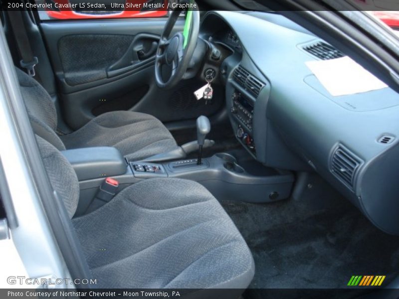 Ultra Silver Metallic / Graphite 2004 Chevrolet Cavalier LS Sedan