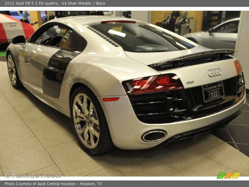 Ice Silver Metallic / Black 2012 Audi R8 5.2 FSI quattro