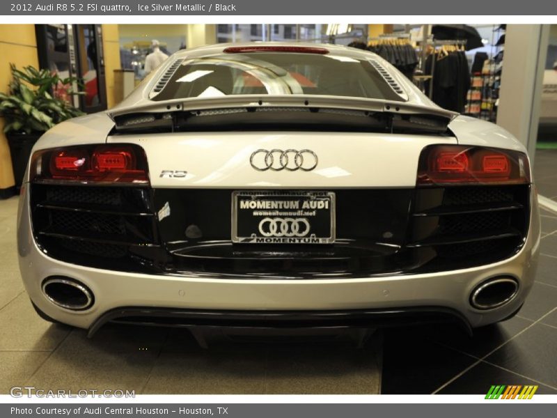 Ice Silver Metallic / Black 2012 Audi R8 5.2 FSI quattro