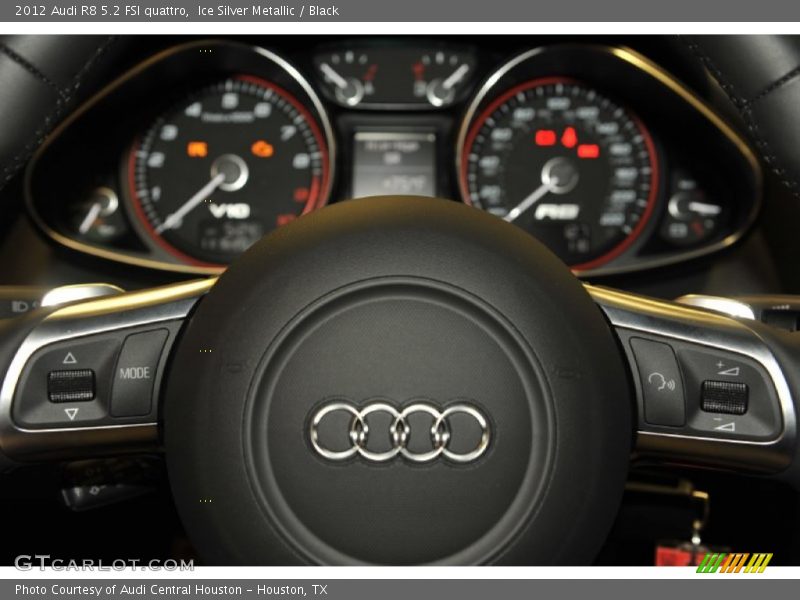 Ice Silver Metallic / Black 2012 Audi R8 5.2 FSI quattro