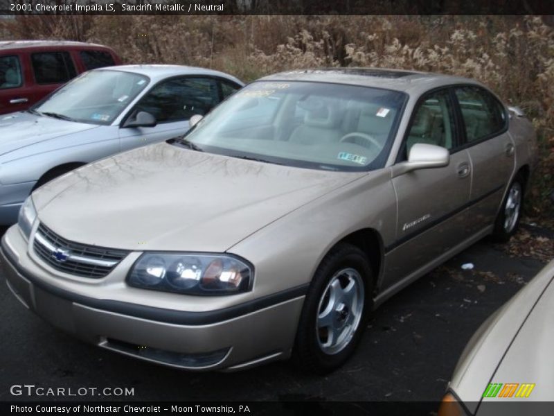 Sandrift Metallic / Neutral 2001 Chevrolet Impala LS