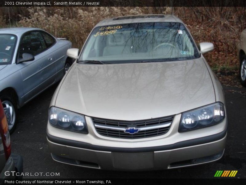 Sandrift Metallic / Neutral 2001 Chevrolet Impala LS