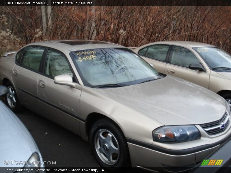 Sandrift Metallic / Neutral 2001 Chevrolet Impala LS