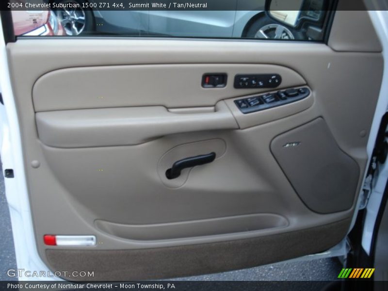Summit White / Tan/Neutral 2004 Chevrolet Suburban 1500 Z71 4x4