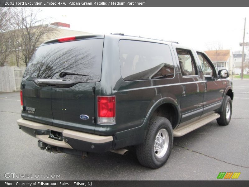 Aspen Green Metallic / Medium Parchment 2002 Ford Excursion Limited 4x4