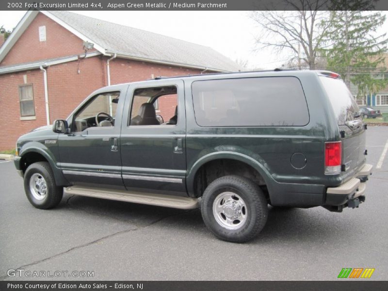 Aspen Green Metallic / Medium Parchment 2002 Ford Excursion Limited 4x4