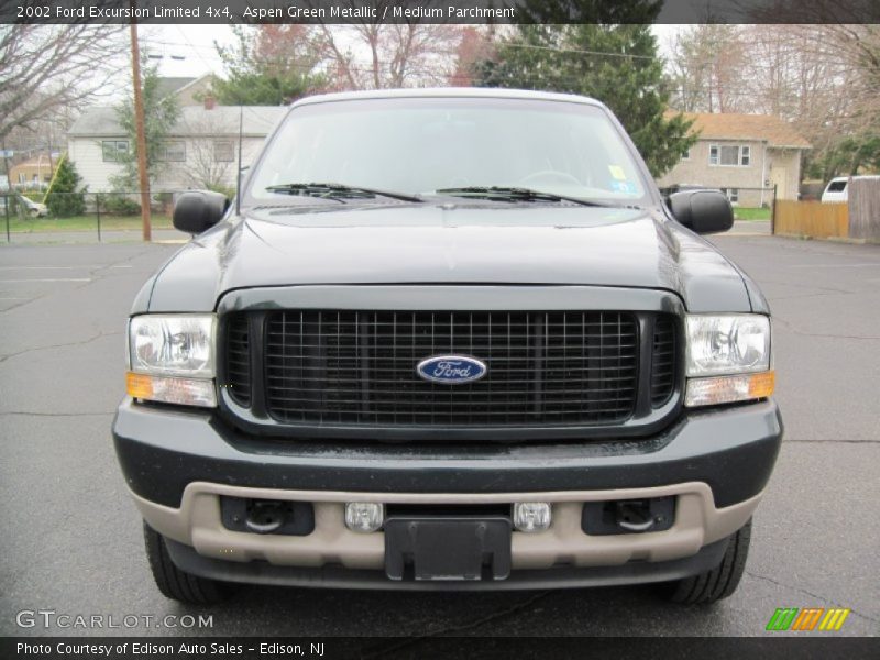 Aspen Green Metallic / Medium Parchment 2002 Ford Excursion Limited 4x4