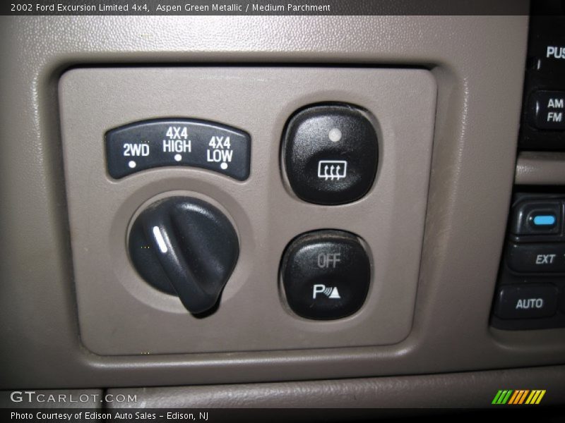 Controls of 2002 Excursion Limited 4x4