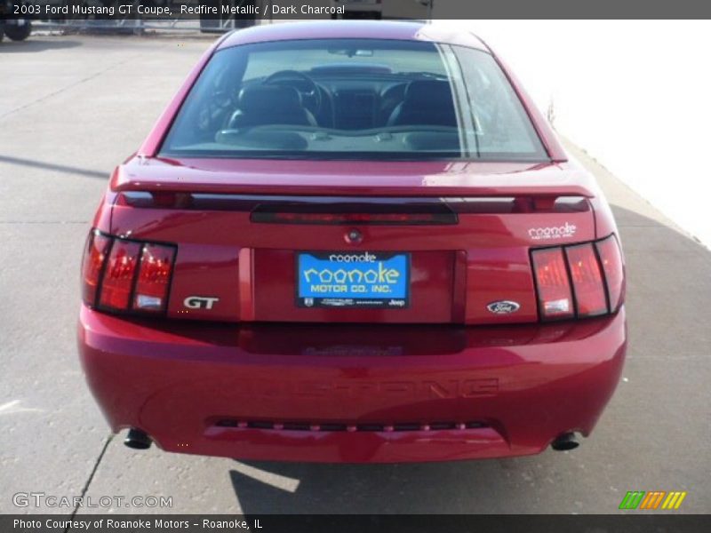 Redfire Metallic / Dark Charcoal 2003 Ford Mustang GT Coupe