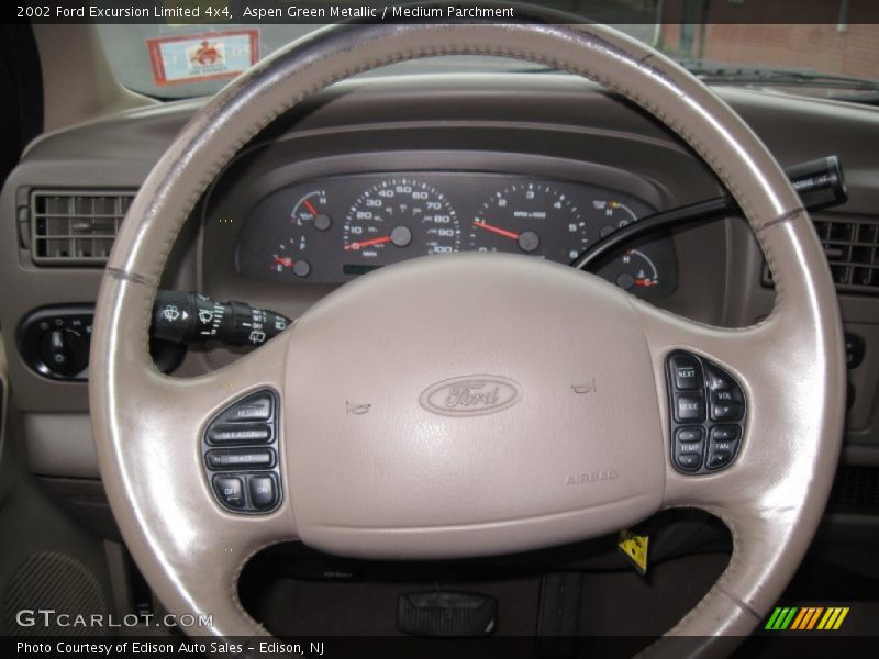 Aspen Green Metallic / Medium Parchment 2002 Ford Excursion Limited 4x4
