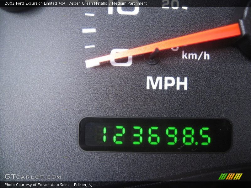 Aspen Green Metallic / Medium Parchment 2002 Ford Excursion Limited 4x4