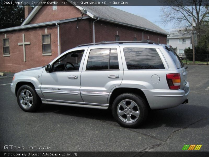 Bright Silver Metallic / Dark Slate Gray 2004 Jeep Grand Cherokee Overland 4x4