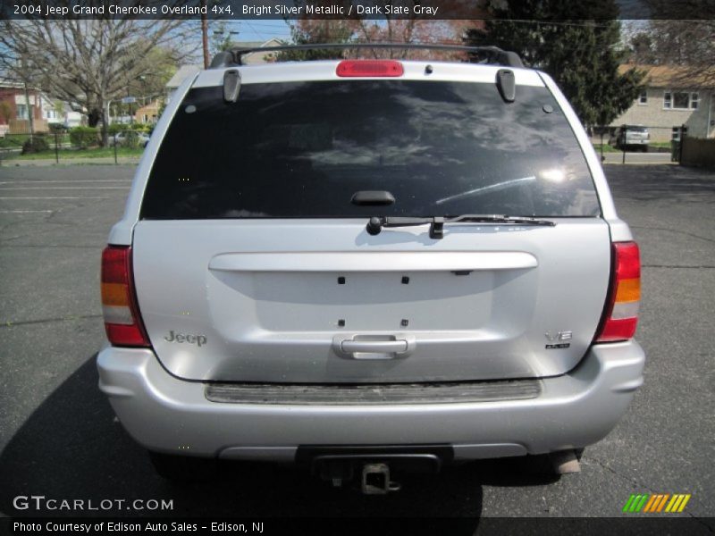 Bright Silver Metallic / Dark Slate Gray 2004 Jeep Grand Cherokee Overland 4x4
