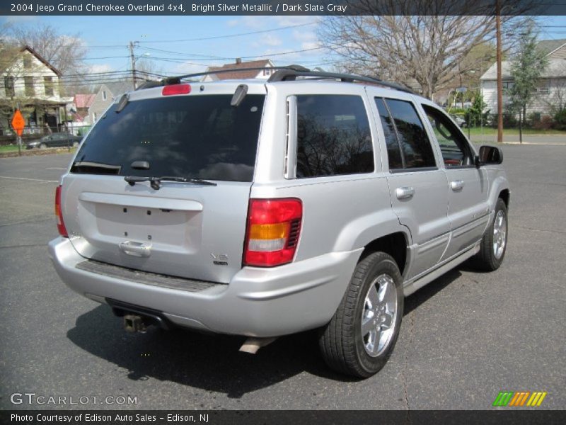 Bright Silver Metallic / Dark Slate Gray 2004 Jeep Grand Cherokee Overland 4x4