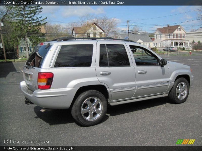 Bright Silver Metallic / Dark Slate Gray 2004 Jeep Grand Cherokee Overland 4x4